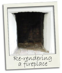 Re-rendering  a fireplace